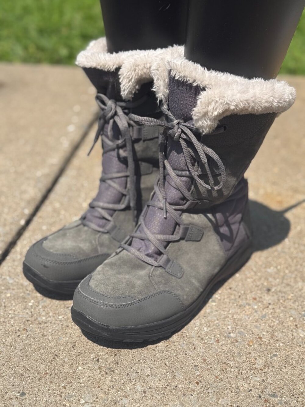 Columbia Ice Maiden II Womens 10 Waterproof Snow Boots Fur Après Ski 4025 - Picture 1 of 8